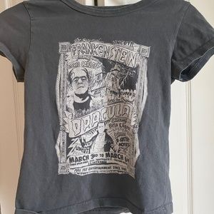 Brandy Melville graphic crop top